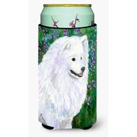 American Eskimo  Tall Boy Beverage Insulator Beverage Insulator Hugger