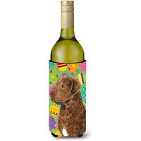 Chesapeake Bay Retriever Easter Eggtravaganza Wine Bottle Beverage Insulator Beverage Insulator Hugger