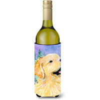 Golden Retriever Wine Bottle Beverage Insulator Beverage Insulator Hugger SS8904LITERK