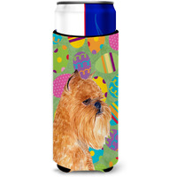 Brussels Griffon Easter Eggtravaganza Ultra Beverage Insulators for slim cans SS4839MUK