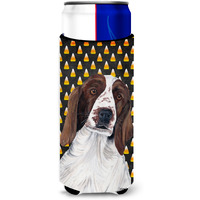 Welsh Springer Spaniel Candy Corn Halloween Portrait Ultra Beverage Insulators for slim cans SC9167MUK