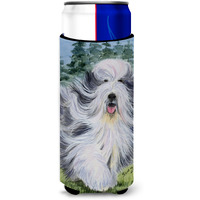 Bearded Collie Ultra Beverage Insulators for slim cans SS8037MUK