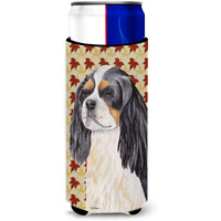 Cavalier Spaniel Fall Leaves Portrait Ultra Beverage Insulators for slim cans SC9231MUK