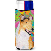 Collie Smooth Easter Eggtravaganza Ultra Beverage Insulators for slim cans SS4815MUK