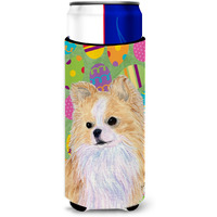 Chihuahua Easter Eggtravaganza Ultra Beverage Insulators for slim cans SS4818MUK