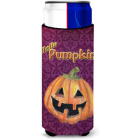 Hello Pumpkin Halloween Ultra Beverage Insulators for slim cans SB3017MUK