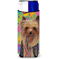 Yorkie Easter Eggtravaganza Ultra Beverage Insulators for slim cans SC9445MUK