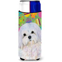 Maltese Easter Eggtravaganza Ultra Beverage Insulators for slim cans SS4827MUK