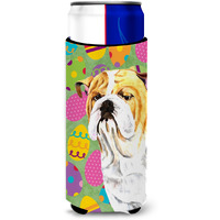 Bulldog English Easter Eggtravaganza Ultra Beverage Insulators for slim cans SC9454MUK