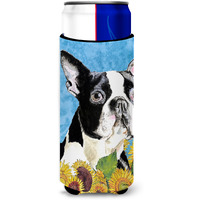 Boston Terrier Ultra Beverage Insulators for slim cans SC9063MUK