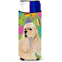 Cocker Spaniel Easter Eggtravaganza Ultra Beverage Insulators for slim cans SS4867MUK