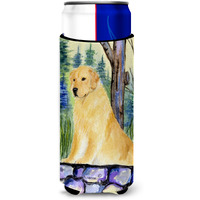 Golden Retriever Ultra Beverage Insulators for slim cans SS8111MUK
