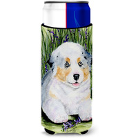 Australian Shepherd Ultra Beverage Insulators for slim cans SS8005MUK