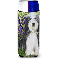 Bearded Collie Ultra Beverage Insulators for slim cans SS8022MUK