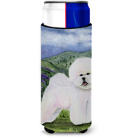 Bichon Frise Ultra Beverage Insulators for slim cans SS8025MUK