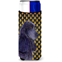 Cocker Spaniel Candy Corn Halloween Portrait Ultra Beverage Insulators for slim cans SS4264MUK