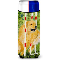 Golden Retriever Ultra Beverage Insulators for slim cans SS8906MUK