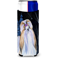 Starry Night Shih Tzu Ultra Beverage Insulators for slim cans SS8381MUK