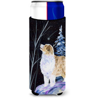 Starry Night Australian Shepherd Ultra Beverage Insulators for slim cans SS8367MUK