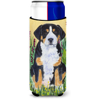Greater Swiss Mountain Dog Ultra Beverage Insulators for slim cans SS8217MUK