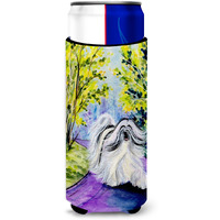 Tibetan Terrier Ultra Beverage Insulators for slim cans SS8643MUK