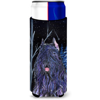 Starry Night Bouvier des Flandres Ultra Beverage Insulators for slim cans SS8394MUK