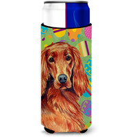 Irish Setter Easter Eggtravaganza Ultra Beverage Insulators for slim cans LH9434MUK