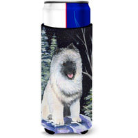 Starry Night Keeshond Ultra Beverage Insulators for slim cans SS8404MUK