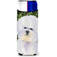 Bichon Frise Ultra Beverage Insulators for slim cans SS8829MUK