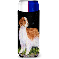 Starry Night Welsh Springer Spaniel Ultra Beverage Insulators for slim cans SS8482MUK