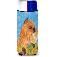 Brussels Griffon in Summer Flowers Ultra Beverage Insulators for slim cans SS4127MUK