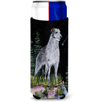 Starry Night Scottish Deerhound Ultra Beverage Insulators for slim cans SS8493MUK