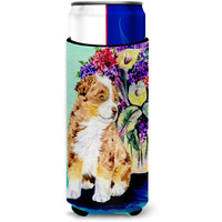 Australian Shepherd Ultra Beverage Insulators for slim cans SS8312MUK
