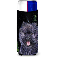 Starry Night Cairn Terrier Ultra Beverage Insulators for slim cans SS8494MUK