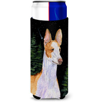 Starry Night Ibizan Hound Ultra Beverage Insulators for slim cans SS8495MUK