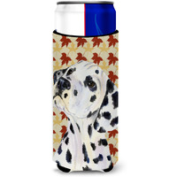 Dalmatian Fall Leaves Portrait Ultra Beverage Insulators for slim cans SS4364MUK