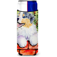Australian Shepherd Ultra Beverage Insulators for slim cans SS8849MUK