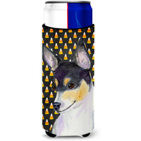 Chihuahua Candy Corn Halloween Portrait Ultra Beverage Insulators for slim cans SS4311MUK