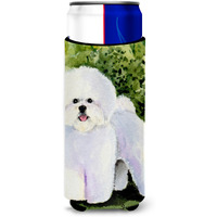 Bichon Frise Ultra Beverage Insulators for slim cans SS8712MUK