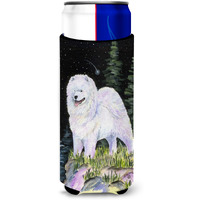 Starry Night Samoyed Ultra Beverage Insulators for slim cans SS8498MUK