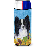 Papillon in Summer Flowers Ultra Beverage Insulators for slim cans SS4138MUK