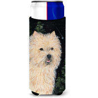 Starry Night Cairn Terrier Ultra Beverage Insulators for slim cans SS8502MUK