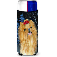 Starry Night Yorkie Ultra Beverage Insulators for slim cans SS8413MUK