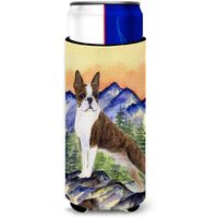 Boston Terrier Ultra Beverage Insulators for slim cans SS8162MUK