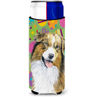 Australian Shepherd Easter Eggtravaganza Ultra Beverage Insulators for slim cans SC9477MUK