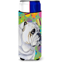 Bulldog English Easter Eggtravaganza Ultra Beverage Insulators for slim cans LH9409MUK