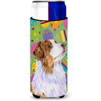 Australian Shepherd Easter Eggtravaganza Ultra Beverage Insulators for slim cans LH9408MUK