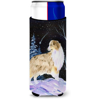 Starry Night Australian Shepherd Ultra Beverage Insulators for slim cans SS8359MUK