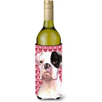 Cooper Love and Hearts Boxer Wine Bottle Beverage Insulator Beverage Insulator Hugger  RDR3006LITERK