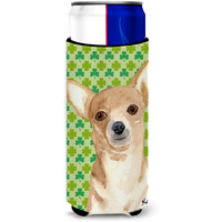 Chihuahua St Patrick's Day Ultra Beverage Insulators for slim cans  RDR3013MUK